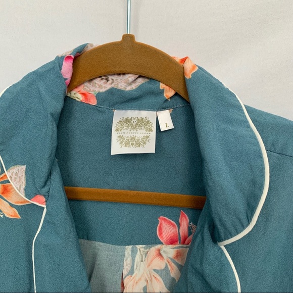 Plum Pretty Sugar Shorty Pajama Set Sz Large - Picture 4 of 7